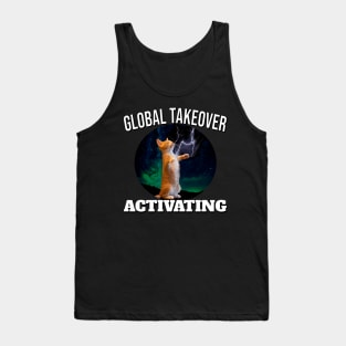 CAT LIGHTNING GLOBAL TAKEOVER ACTIVATING Tank Top